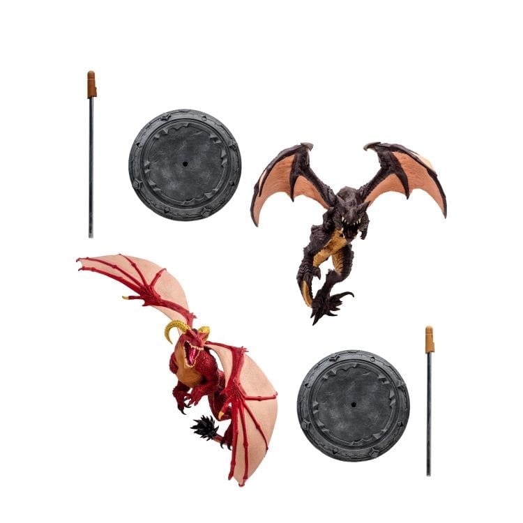 World of Warcraft Red Highland Drake and Black Proto-Drake 1/12 Scale Figure Two-Pack Gallery Image 14