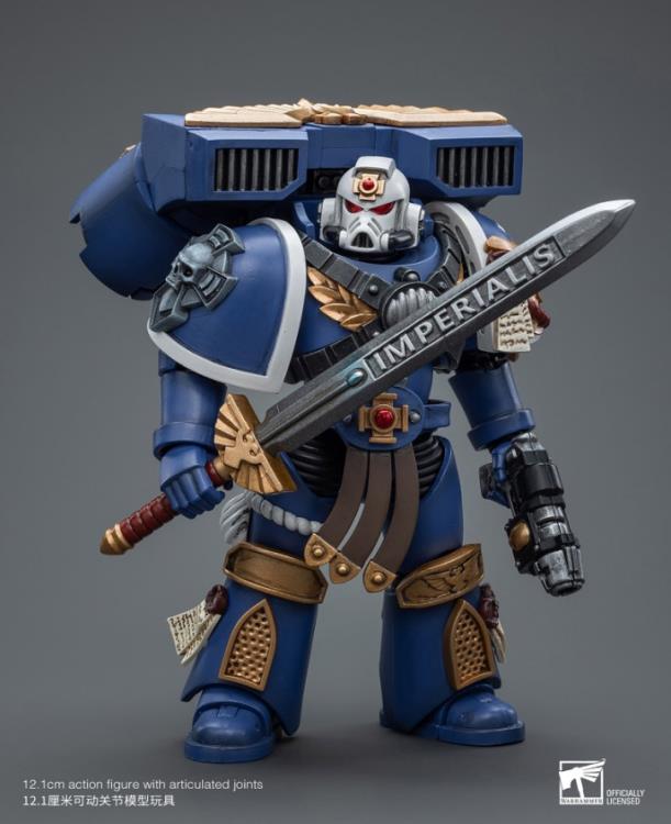 Warhammer 40k Ultramarines Vanguard Veteran Sergeant 1/18 Scale Action Figure Gallery Image 4