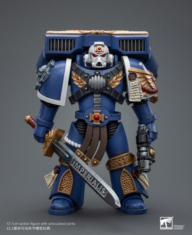 Warhammer 40k Ultramarines Vanguard Veteran Sergeant 1/18 Scale Action Figure Gallery Image 3
