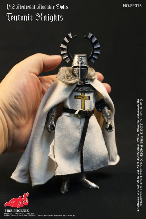 Teutonic Knight and Hospital Knight 1/12 Scale Figure Set Gallery Image 9