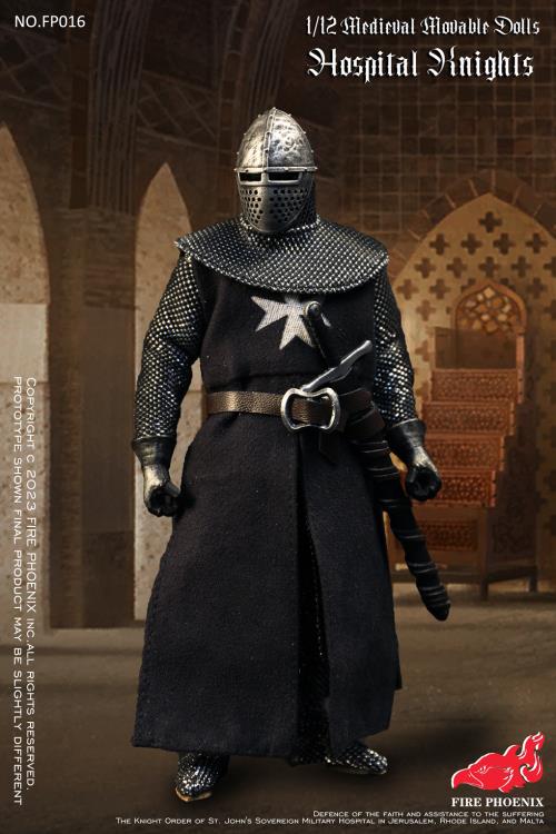 Teutonic Knight and Hospital Knight 1/12 Scale Figure Set Gallery Image 12