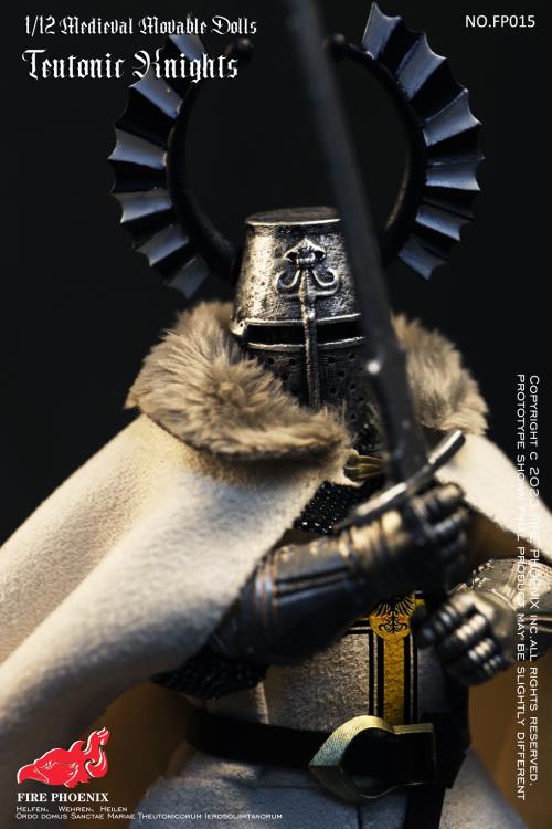 Teutonic Knight and Hospital Knight 1/12 Scale Figure Set Gallery Image 7