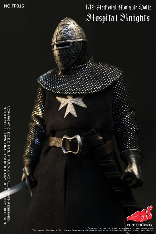 Teutonic Knight and Hospital Knight 1/12 Scale Figure Set Gallery Image 17