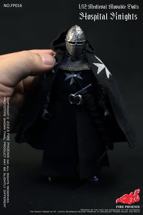 Teutonic Knight and Hospital Knight 1/12 Scale Figure Set Gallery Image 18