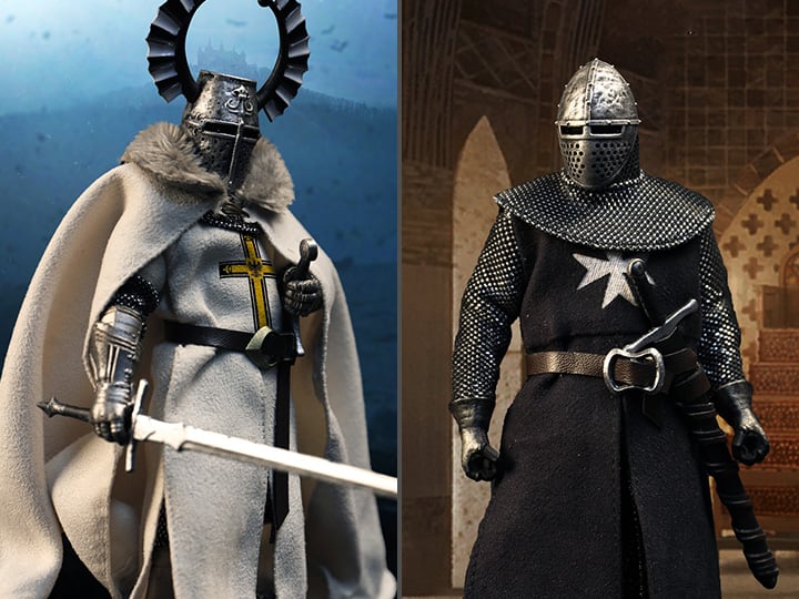 Teutonic Knight and Hospital Knight 1/12 Scale Figure Set Gallery Image 1