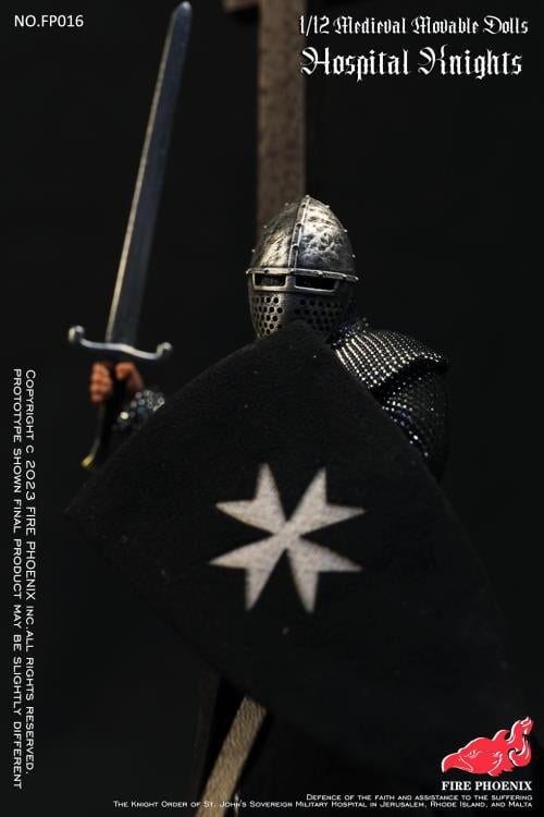 Teutonic Knight and Hospital Knight 1/12 Scale Figure Set Gallery Image 16
