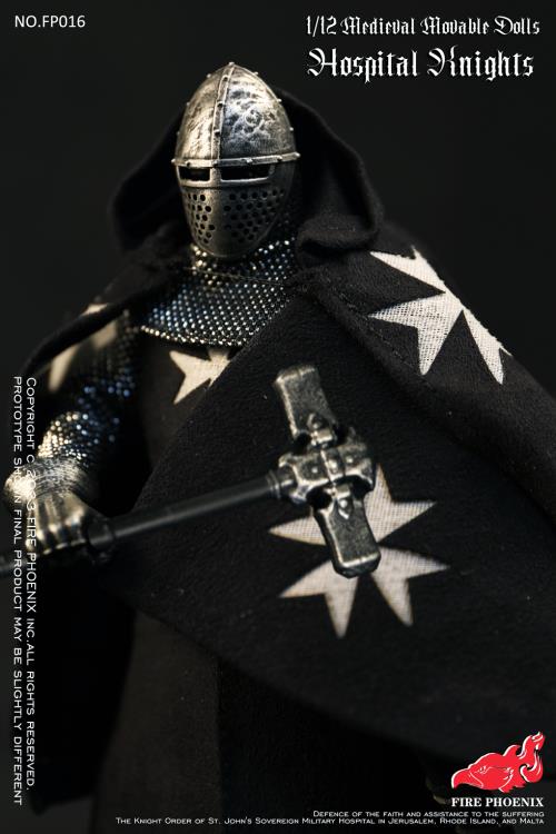 Teutonic Knight and Hospital Knight 1/12 Scale Figure Set Gallery Image 13