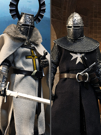 Teutonic Knight and Hospital Knight 1/12 Scale Figure Set Gallery Image 2
