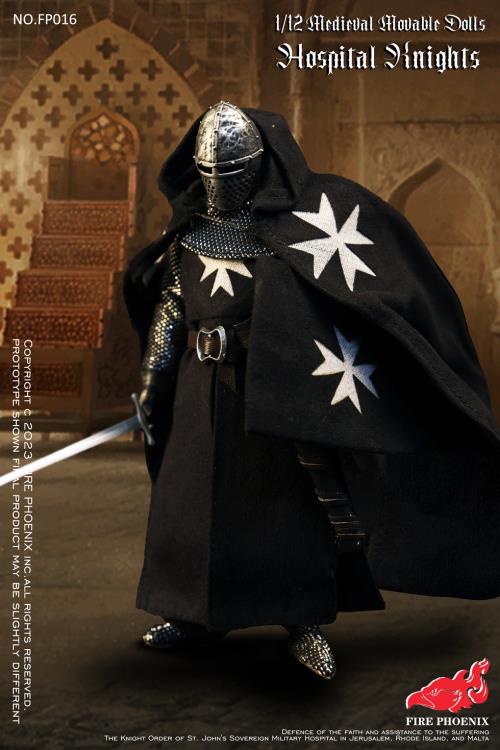 Teutonic Knight and Hospital Knight 1/12 Scale Figure Set Gallery Image 11