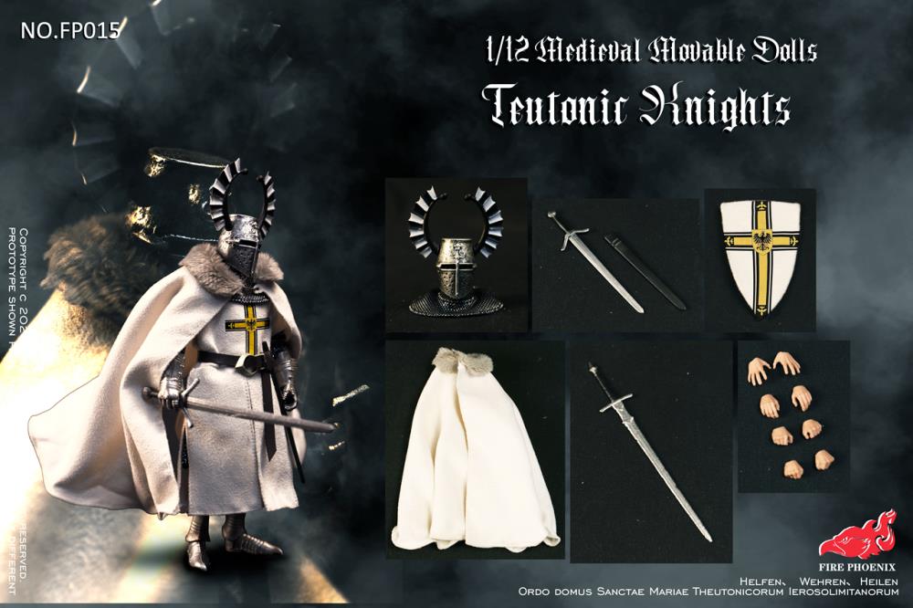 Teutonic Knight and Hospital Knight 1/12 Scale Figure Set Gallery Image 10