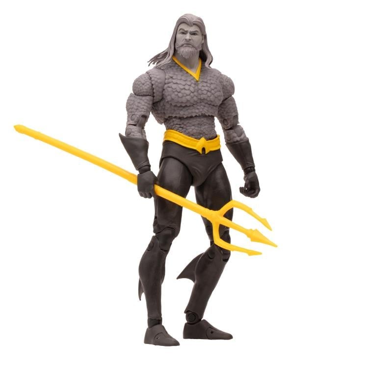 Endless Winter DC Multiverse Aquaman BBTS Exclusive Limited Black & White Accent Edition Action Figure Gallery Image 9