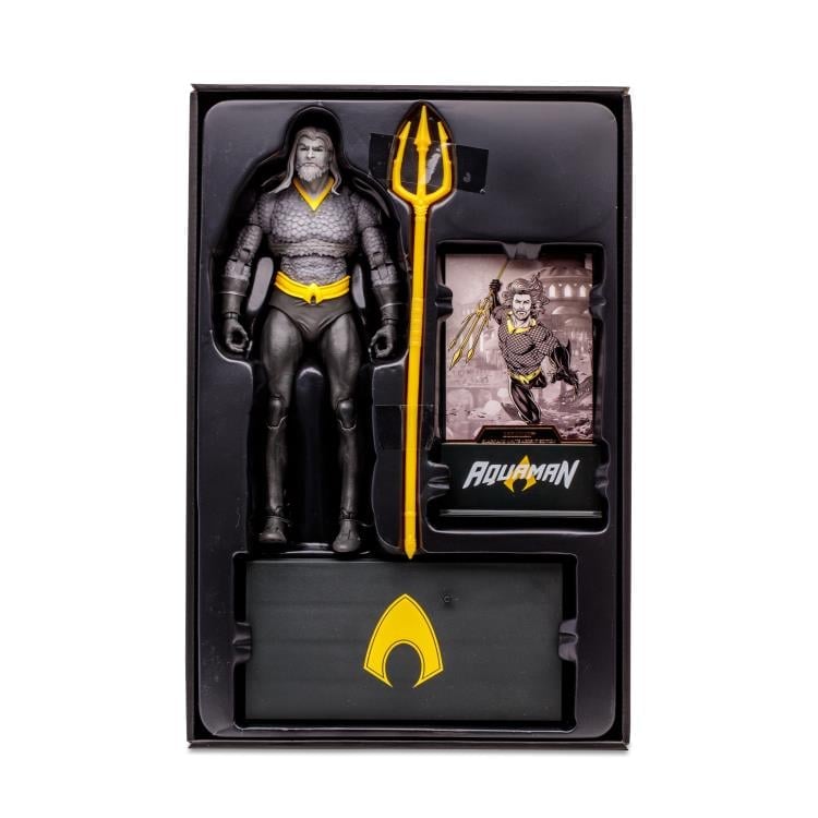 Endless Winter DC Multiverse Aquaman BBTS Exclusive Limited Black & White Accent Edition Action Figure Gallery Image 18