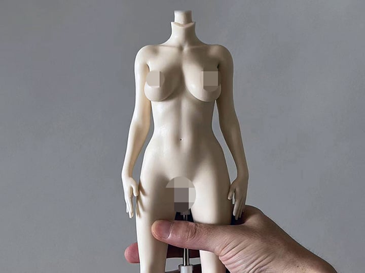 Movable Female (No Makeup Ver.) 1/6 Scale Medium Chest Body Gallery Image 1