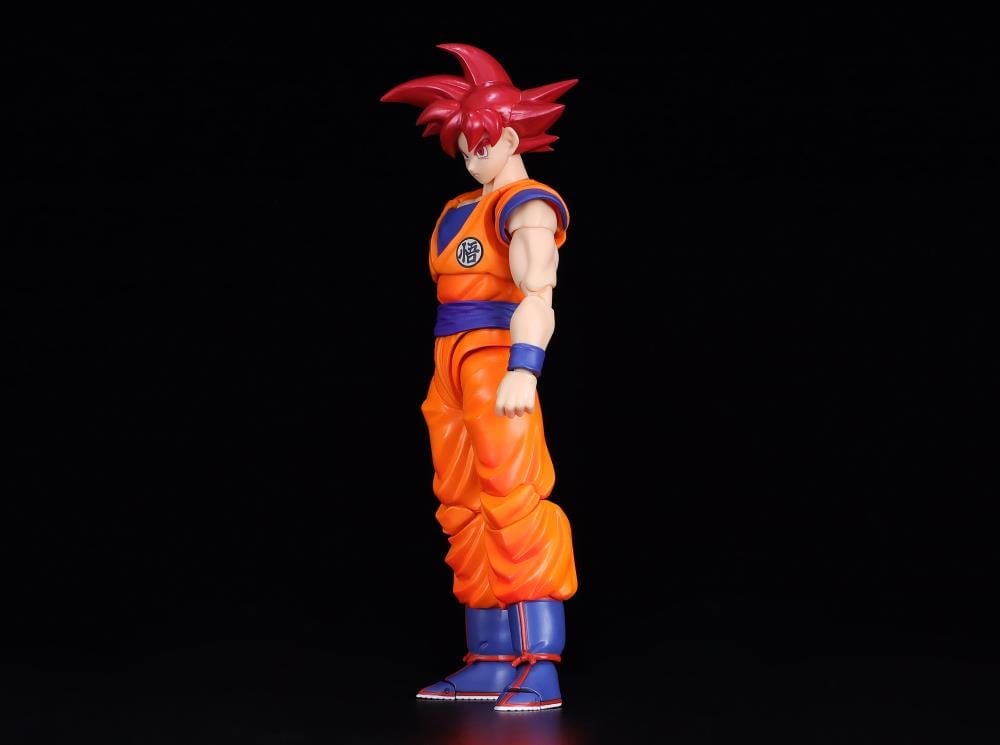 Dragon Ball Super S.H.Figuarts Super Saiyan God Goku (Saiyan God Instilled With the Light of Righteous Hearts) Action Figure Gallery Image 12