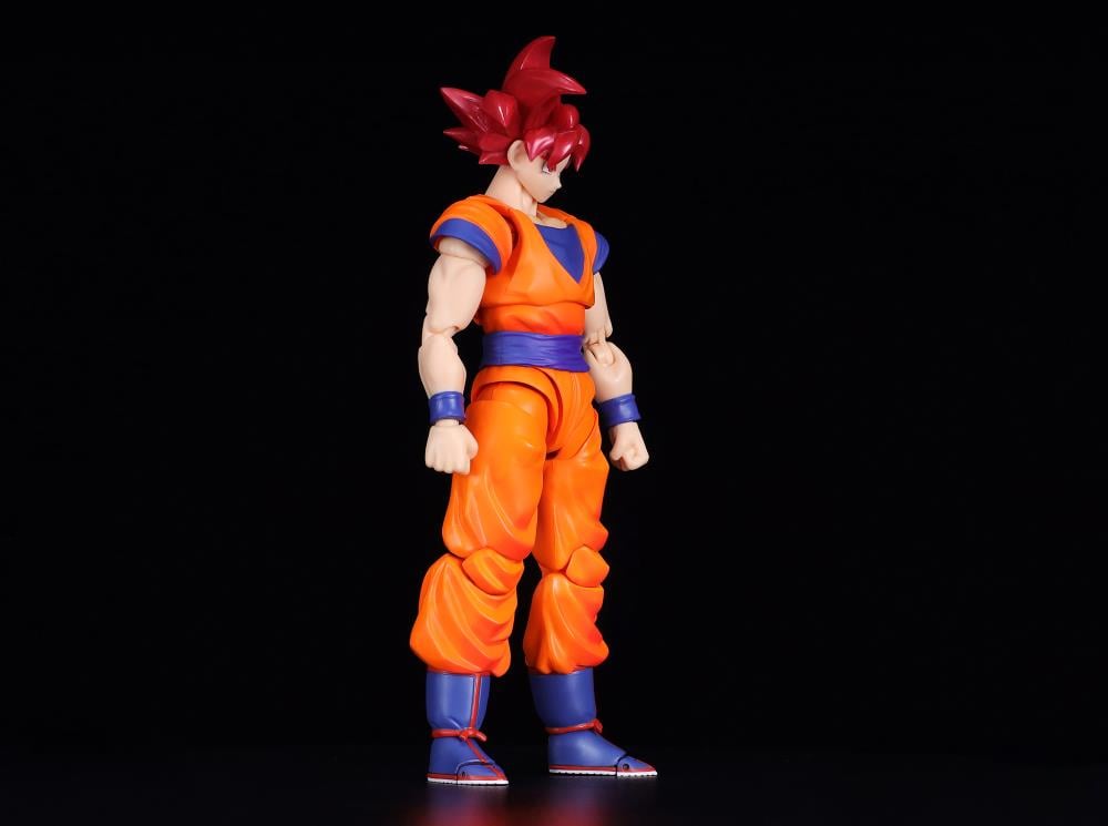 Dragon Ball Super S.H.Figuarts Super Saiyan God Goku (Saiyan God Instilled With the Light of Righteous Hearts) Action Figure Gallery Image 18