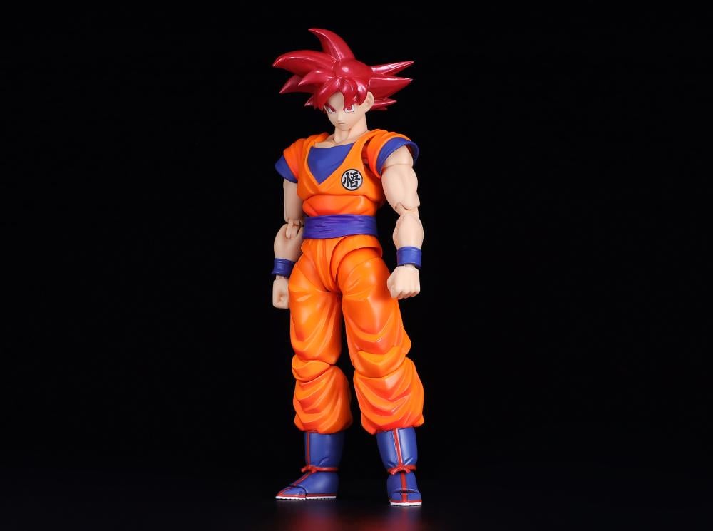 Dragon Ball Super S.H.Figuarts Super Saiyan God Goku (Saiyan God Instilled With the Light of Righteous Hearts) Action Figure Gallery Image 11