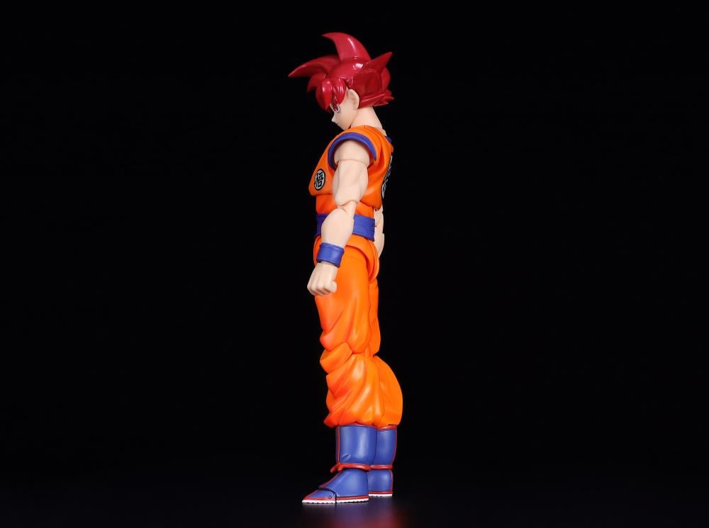 Dragon Ball Super S.H.Figuarts Super Saiyan God Goku (Saiyan God Instilled With the Light of Righteous Hearts) Action Figure Gallery Image 13