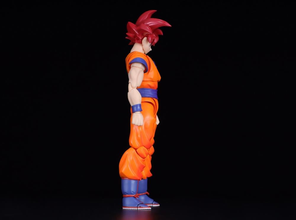 Dragon Ball Super S.H.Figuarts Super Saiyan God Goku (Saiyan God Instilled With the Light of Righteous Hearts) Action Figure Gallery Image 17