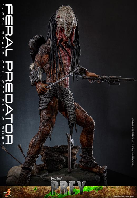 Prey TMS114 Feral Predator 1/6th Scale Collectible Figure Gallery Image 5