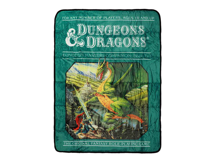 Dungeons & Dragons Vintage Dungeon Master's Companion Fleece Throw Blanket Gallery Image 1