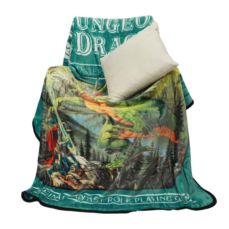 Dungeons & Dragons Vintage Dungeon Master's Companion Fleece Throw Blanket Gallery Image 3