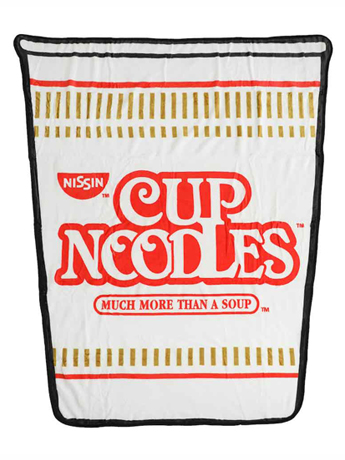 Nissin Cup Noodles Shaped Fleece Throw Blanket Gallery Image 2