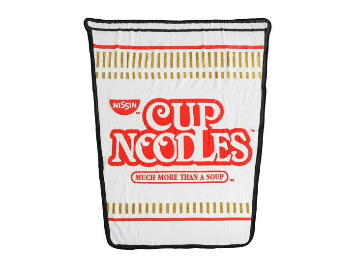 Nissin Cup Noodles Shaped Fleece Throw Blanket Gallery Image 1