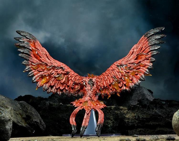 Critical Role Monsters of Tal'Dorei Ember Roc Premium Painted Figure Gallery Image 6