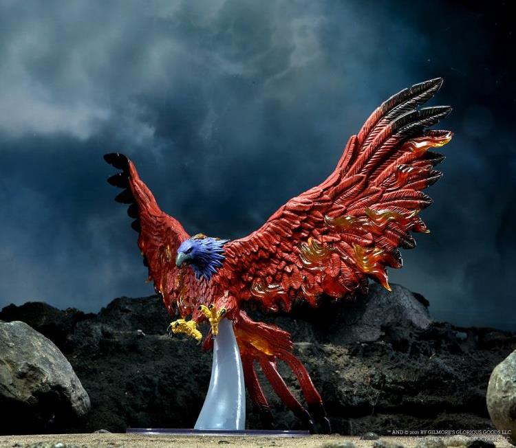 Critical Role Monsters of Tal'Dorei Ember Roc Premium Painted Figure Gallery Image 4