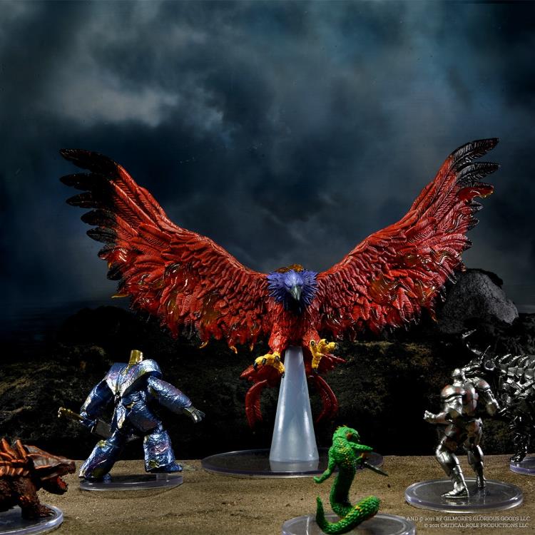Critical Role Monsters of Tal'Dorei Ember Roc Premium Painted Figure Gallery Image 9