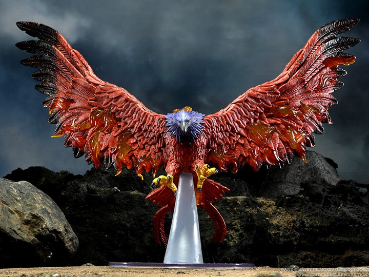 Critical Role Monsters of Tal'Dorei Ember Roc Premium Painted Figure Gallery Image 1