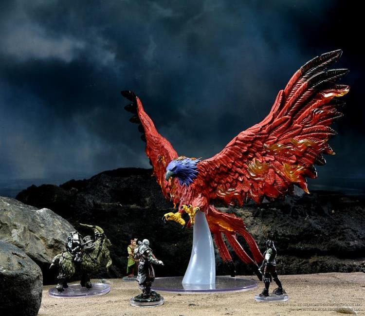 Critical Role Monsters of Tal'Dorei Ember Roc Premium Painted Figure Gallery Image 8