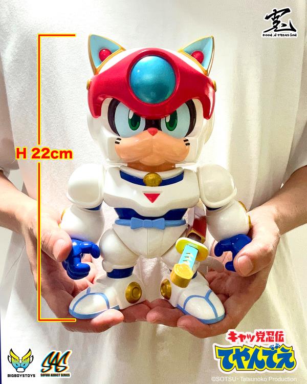 Samurai Pizza Cats Sofubi Addict Series Yattarou Figure