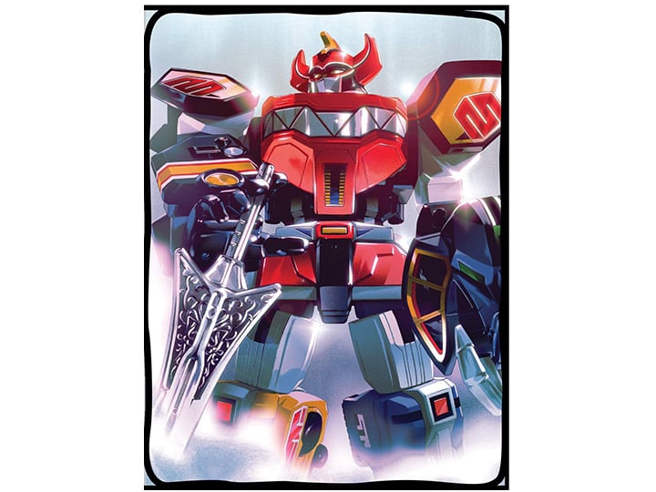 Mighty Morphin Power Rangers Megazord Fleece Blanket Gallery Image 1