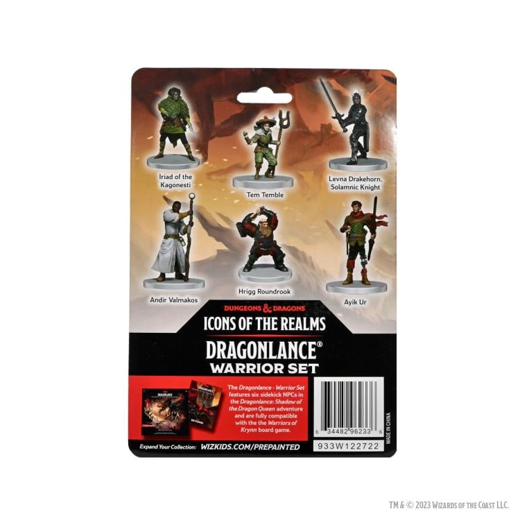 Dungeons & Dragons Icons of the Realms: Dragonlance Warrior Starter Pack Set Gallery Image 6