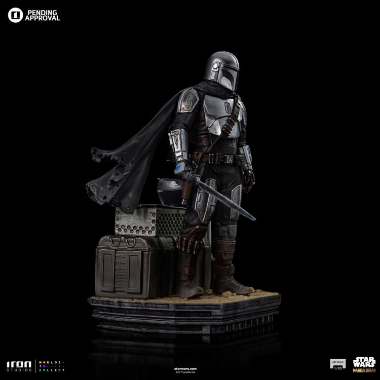 The Mandalorian Din Djarin and Din Grogu 1/10 Art Scale Limited Edition Statue Gallery Image 8