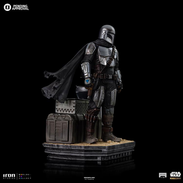 The Mandalorian Din Djarin and Din Grogu 1/10 Art Scale Limited Edition Statue Gallery Image 7