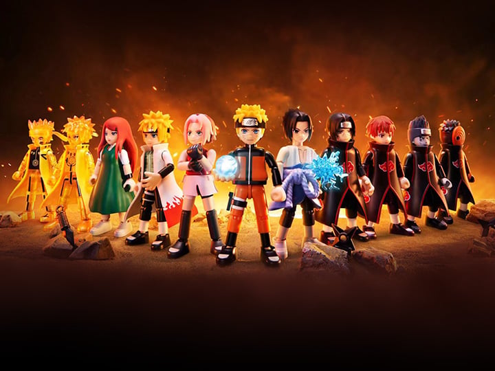 Naruto: Shippuden Boxed Set of 9 Model Kits