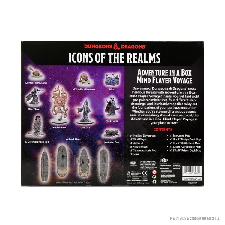 Dungeons & Dragons Icons of the Realms: Adventure in a Box Mind Flayer Voyage Set Gallery Image 7
