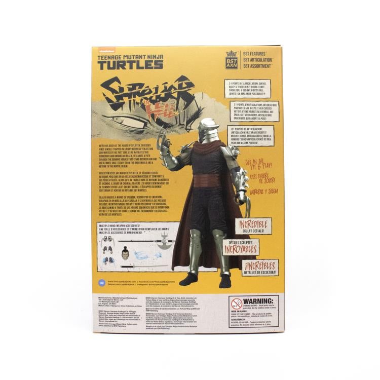 Teenage Mutant Ninja Turtles BST AXN Shredder in Hell Figure & Comic Set Gallery Image 12