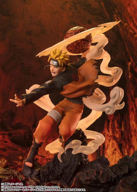 Naruto: Shippuden FiguartsZERO Extra Battle Naruto Uzumaki (Sage Art Lava Release Rasenshuriken) Gallery Image 8
