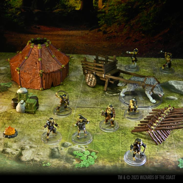 Dungeons & Dragons Icons of the Realms: Adventure in a Box Goblin Camp Set Gallery Image 9