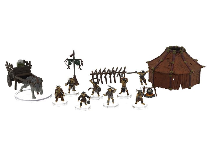 Dungeons & Dragons Icons of the Realms: Adventure in a Box Goblin Camp Set Gallery Image 1