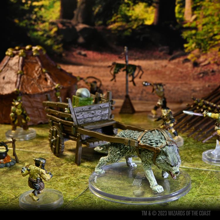 Dungeons & Dragons Icons of the Realms: Adventure in a Box Goblin Camp Set Gallery Image 8