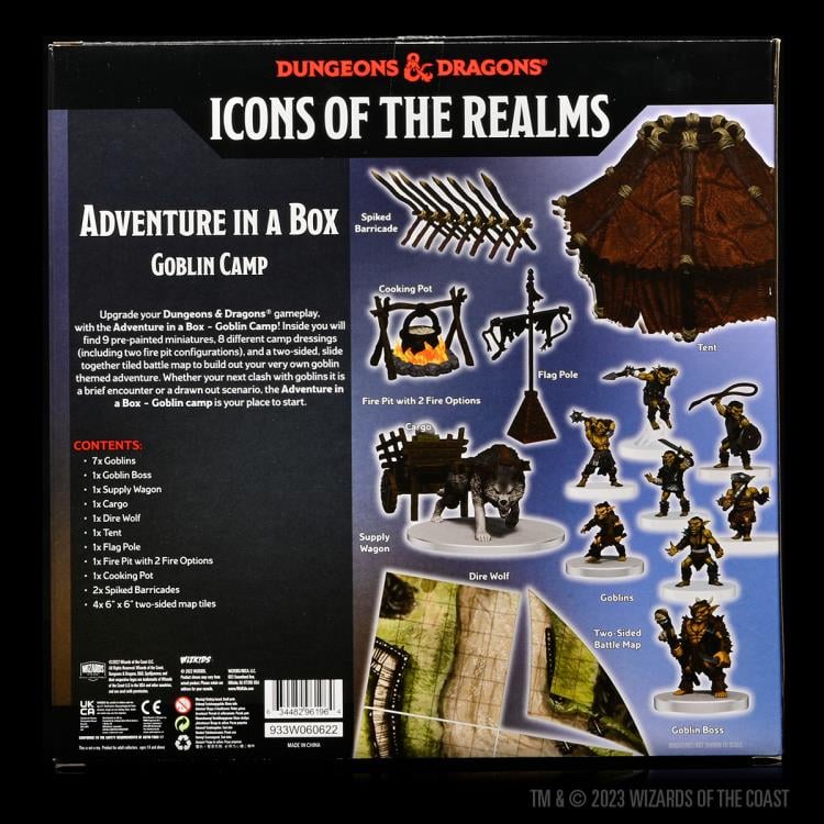 Dungeons & Dragons Icons of the Realms: Adventure in a Box Goblin Camp Set Gallery Image 15