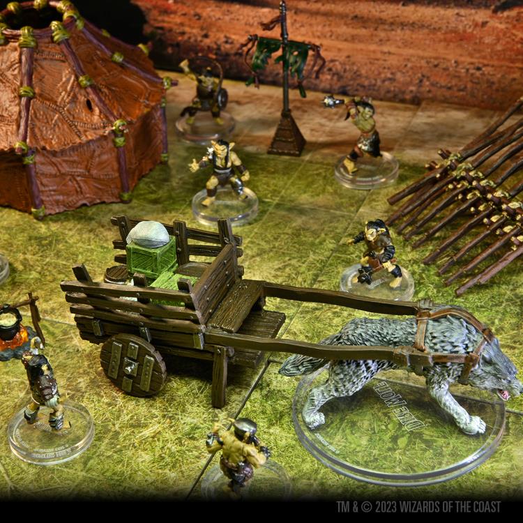 Dungeons & Dragons Icons of the Realms: Adventure in a Box Goblin Camp Set Gallery Image 7
