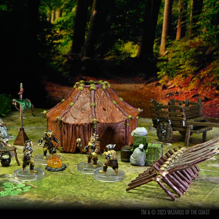 Dungeons & Dragons Icons of the Realms: Adventure in a Box Goblin Camp Set Gallery Image 10
