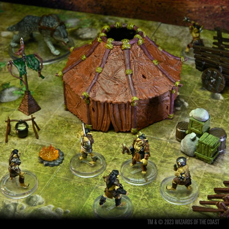 Dungeons & Dragons Icons of the Realms: Adventure in a Box Goblin Camp Set Gallery Image 11