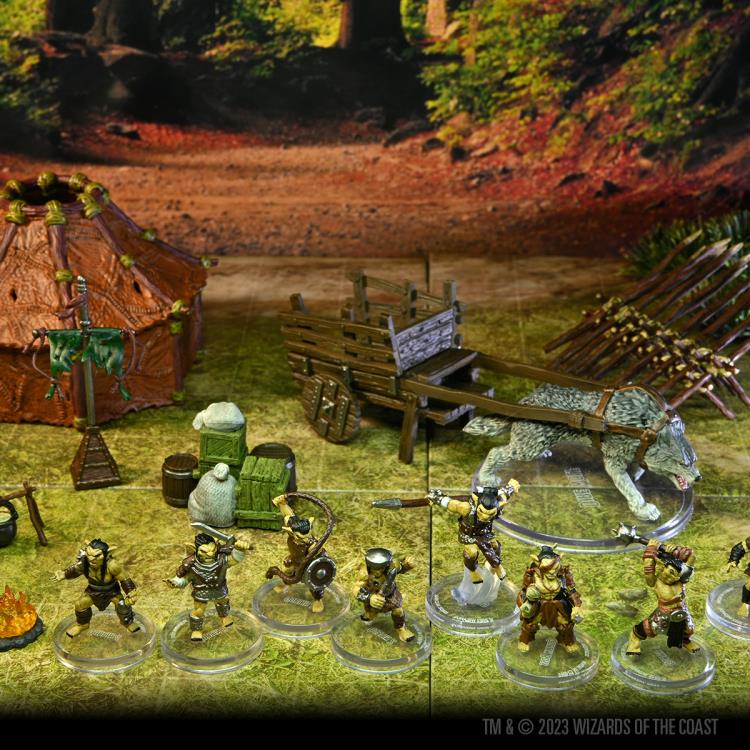 Dungeons & Dragons Icons of the Realms: Adventure in a Box Goblin Camp Set Gallery Image 6