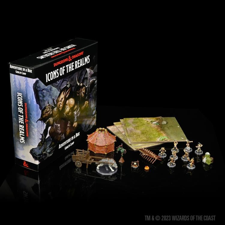 Dungeons & Dragons Icons of the Realms: Adventure in a Box Goblin Camp Set Gallery Image 13